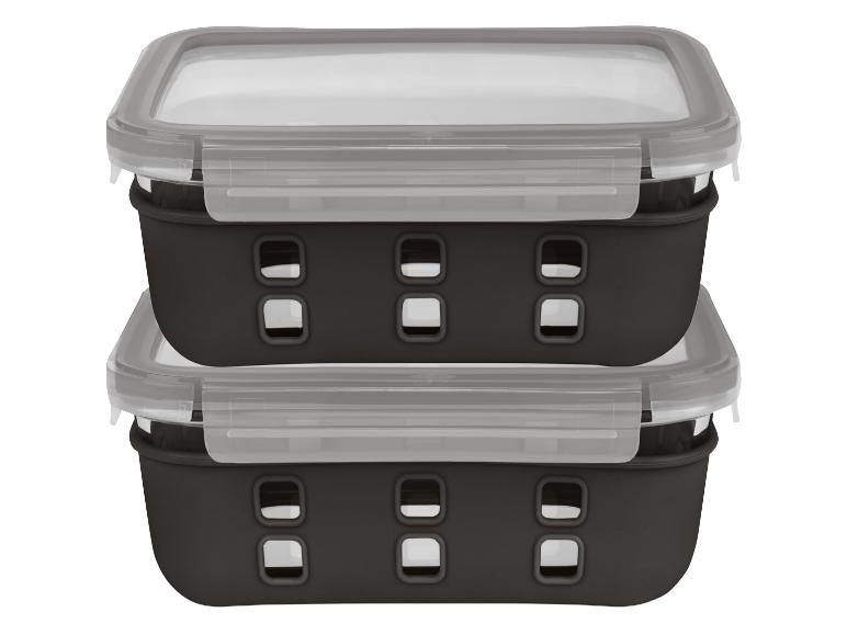 LIVARNO HOME Glas-Frischhaltedosen-Set, 2-teilig