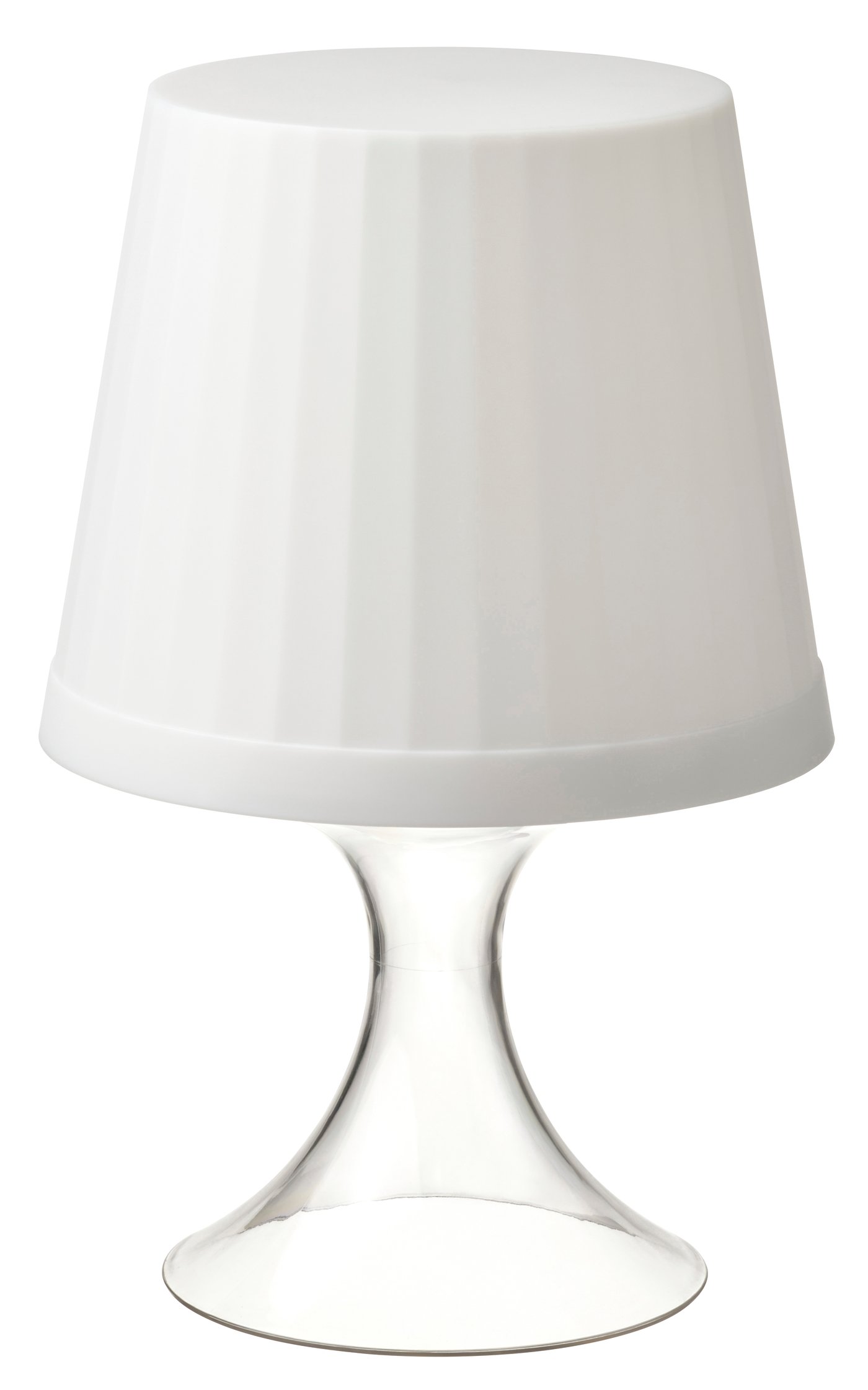 IKEA LAMPAN LED-Leuchte, tragbar, für draußen, weiß, 24 cm